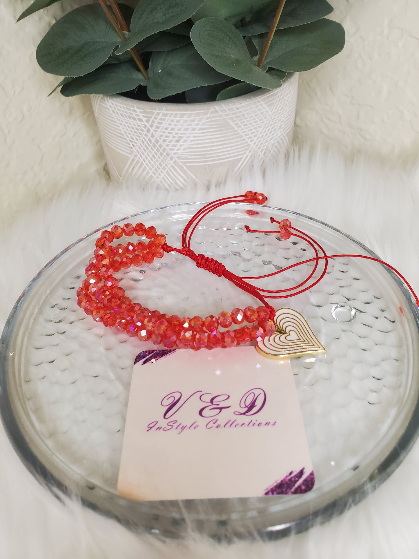 VALENTINE BRACELET WHITE LOVE